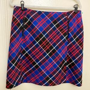 NWT Anne Klein plaid skirt with pockets